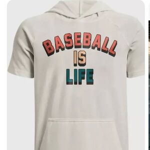 Plate Crate Baseball is Life hooded t-shirt Adult Small